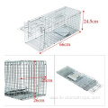 Double Door Animal Catch Collapsible Cat Traps Cage